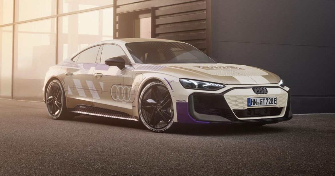 2025 Audi e-tron GT facelift and performance flagship teased